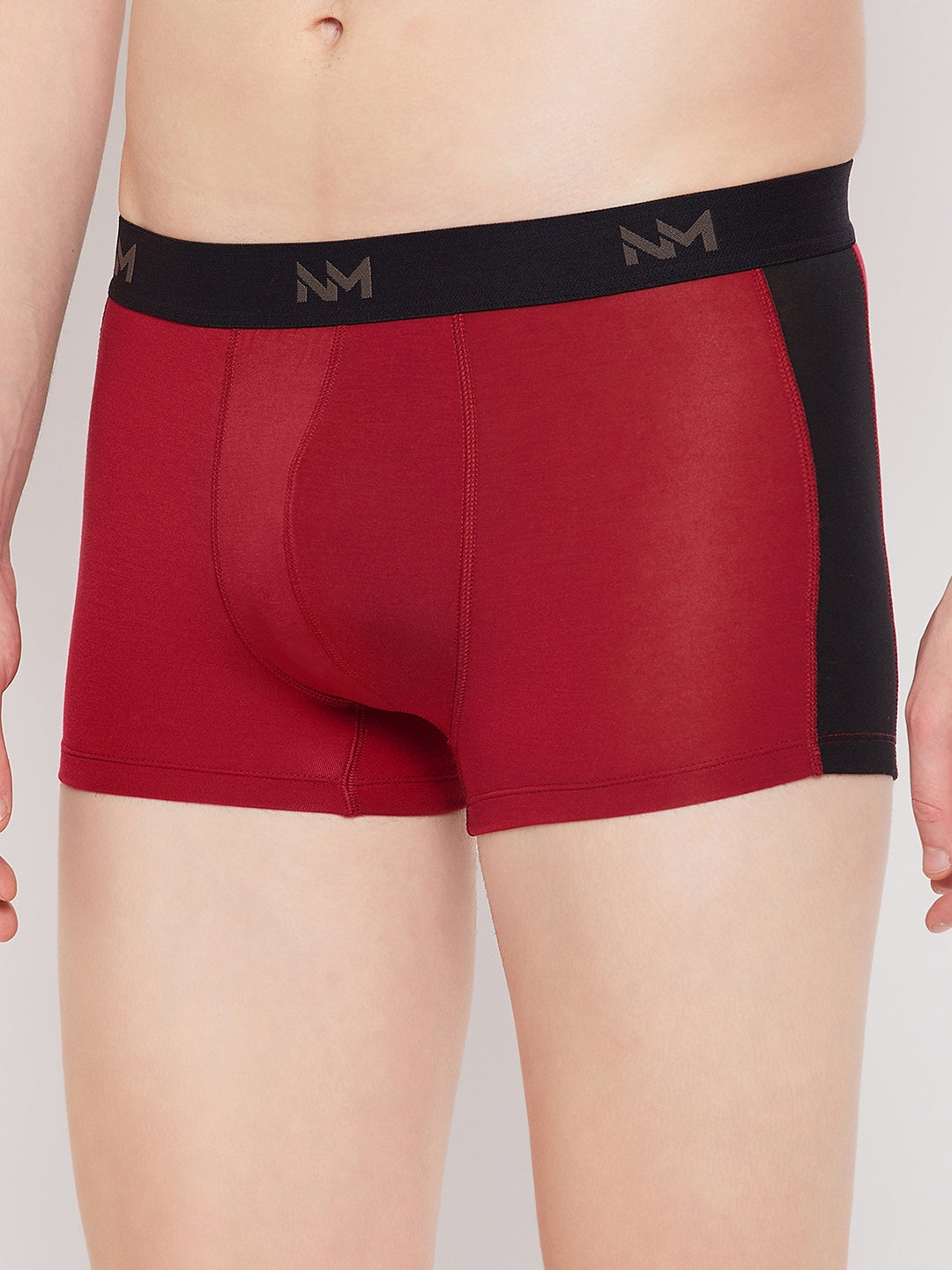 Neva Modal Solid Short Trunk Underwear for Men- Olive, Maroon, Blue Collection (Pack of 3)