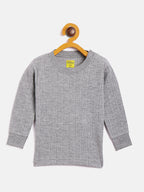Neva Kids Unisex (Boys and Girls) 2 Uppers Combo Set Esancia Thermal- 1 Anthra and 1 Milange Grey