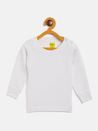 Neva Kids Unisex (Boys and Girls) 2 Uppers Combo Set Esancia Thermal- 1 Milange Grey and 1 Off White
