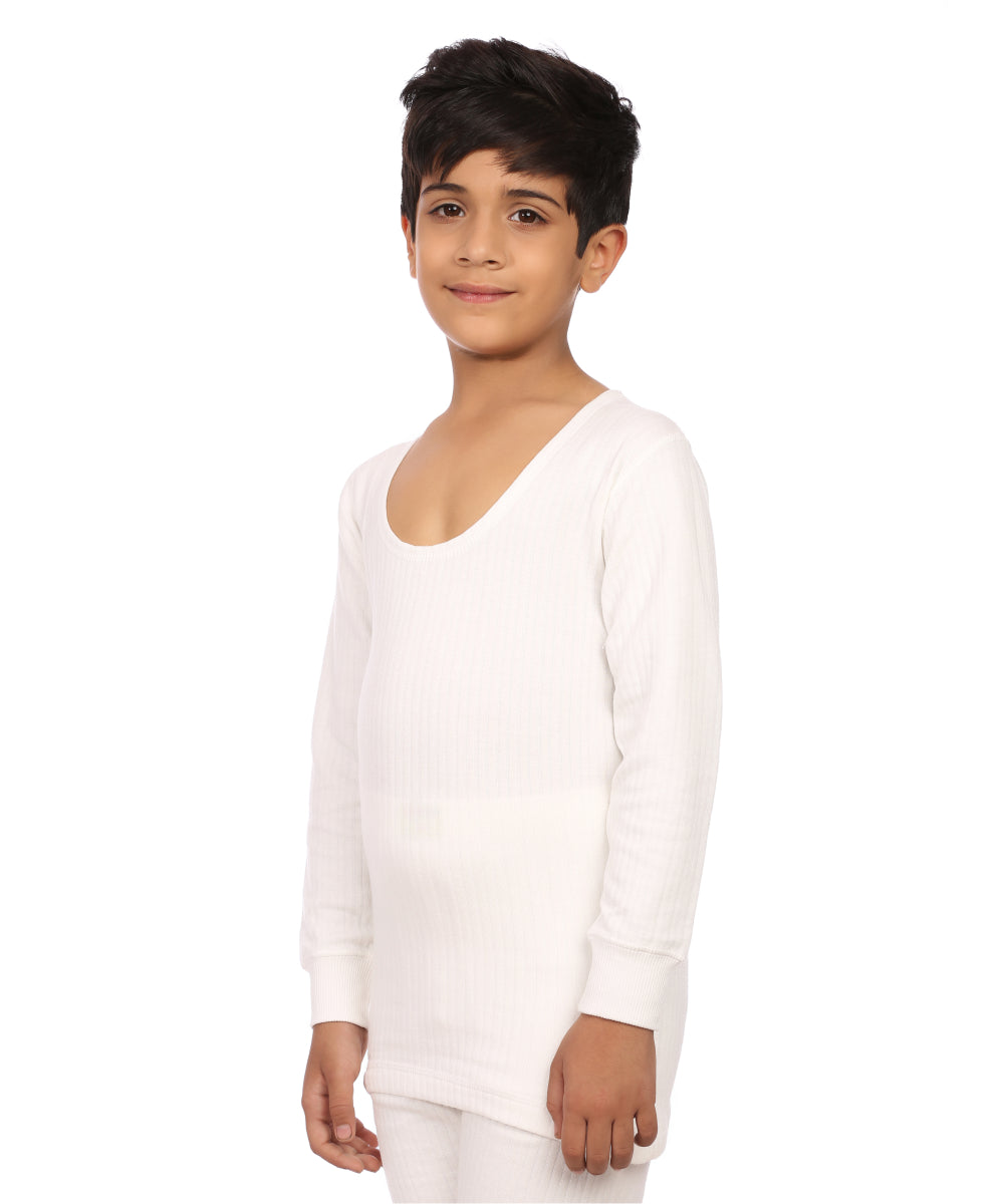 Neva Modal Scoop Neck Full Sleeves Upper and Lower Warmer/Thermal Upper for Kids Unisex (For Boys and Girls)