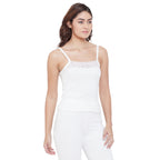 Women's Thermal Camisole Top Off White (Mod Quilt)