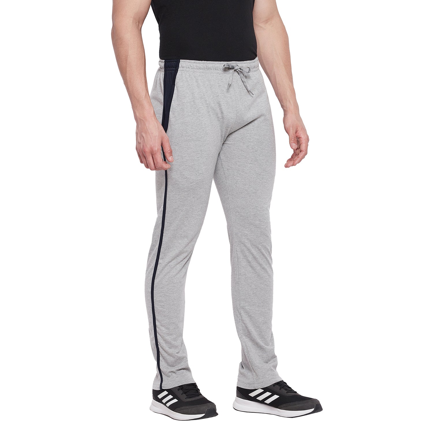 Neva Men Trackpants Elasticated waistband with Drawstring Regular Fit