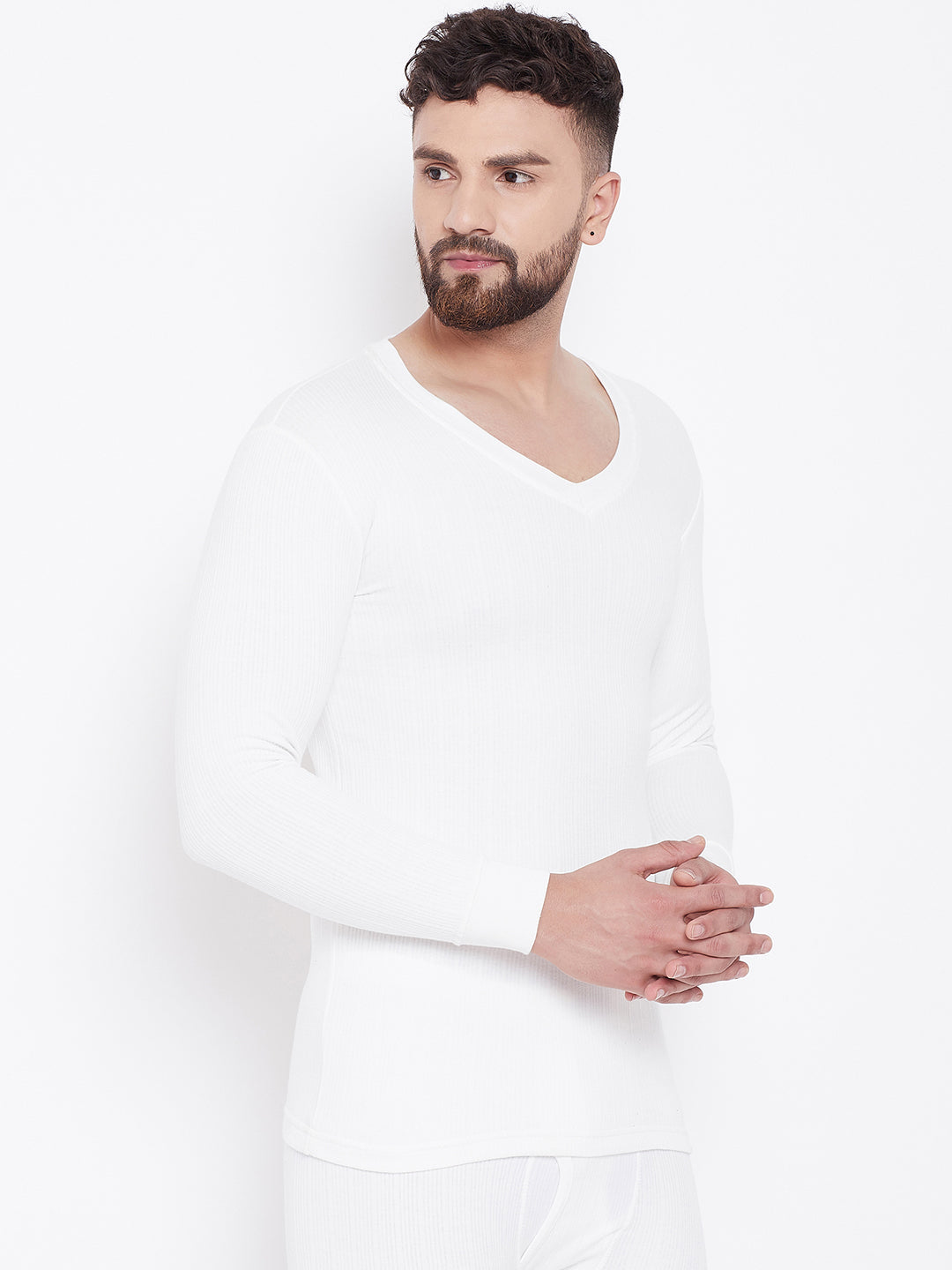 Neva Esancia V Neck Full Sleeves Thermal Upper for Men