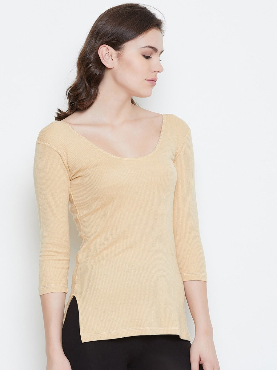 NEVA Velveti Ladies Upper 3-4 Sleeve - Skin (Velveti)