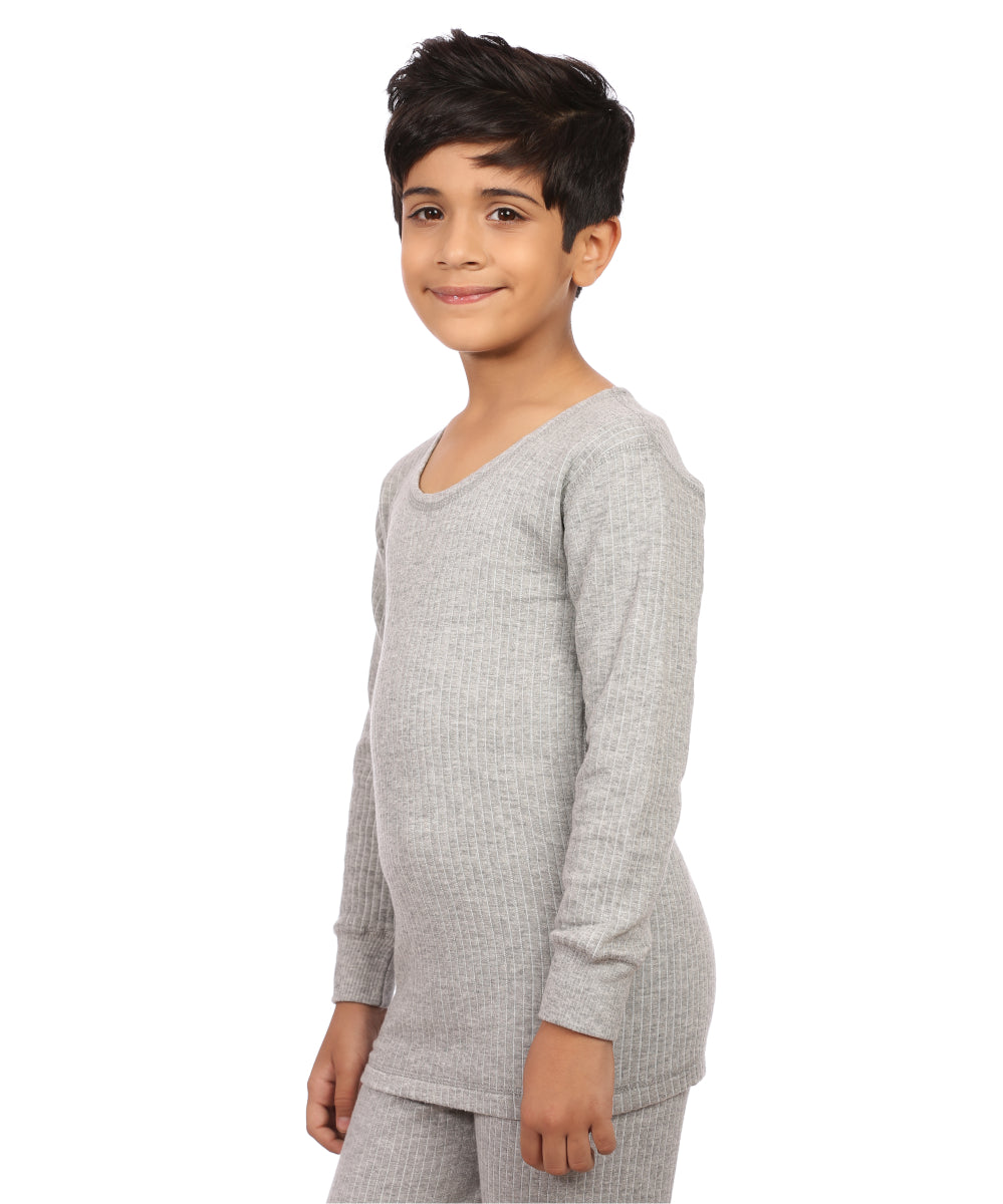Neva Modal Scoop Neck Full Sleeves Upper and Lower Thermal Upper for Kids Unisex (For Boys and Girls)