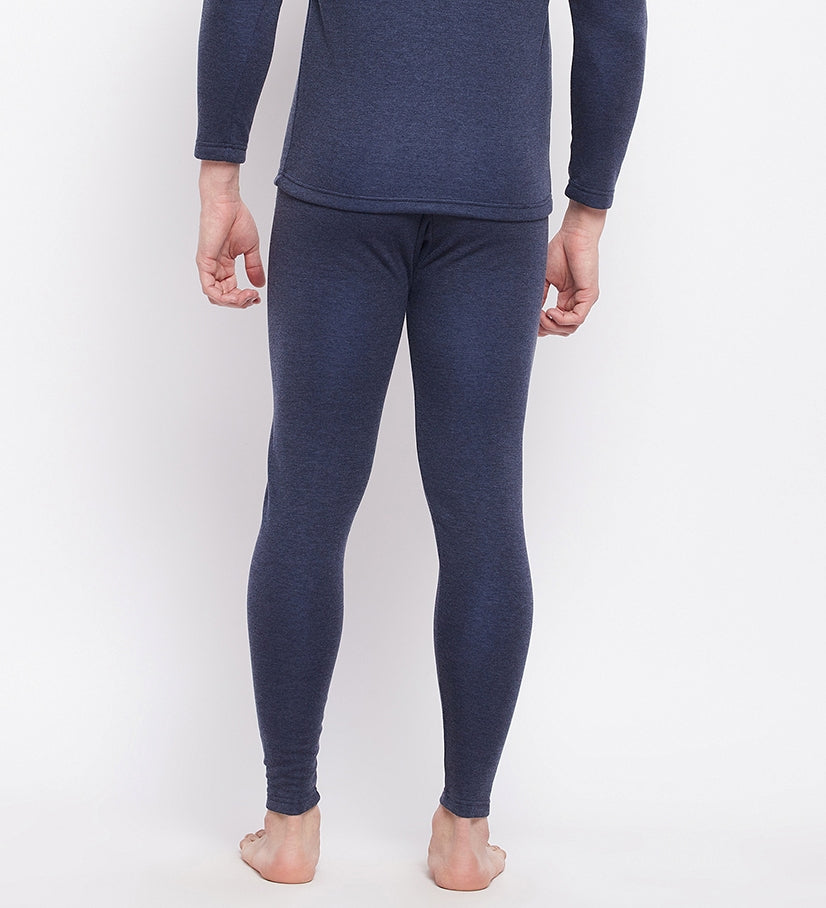 Neva Men Lower with Elasticated Waist- Denim Milange (Glaccia)