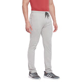 Neva Men Kc Sinker Fabric Trackpant with One Side Zip Pocket- Light Grey