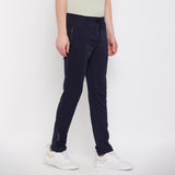 Neva Men's Track Pant in Solid Pattern Side pockets - Navy