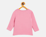 Neva Kids Round Neck Full Sleeves Upper- Coral (Glaccia)