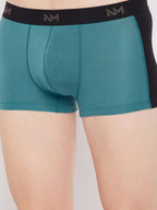 Neva Modal Solid Ultra Short Trunk Underwear for Men- Sea Green, Maroon, Silver Grey Collection (Pack of 3)