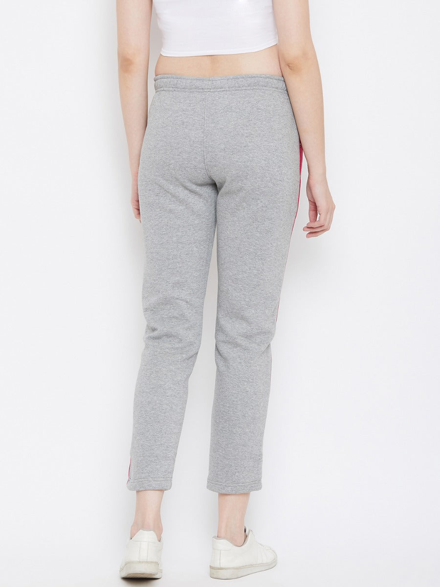 Livfree Women's Solid Lower With Pockets-5% Milange Grey