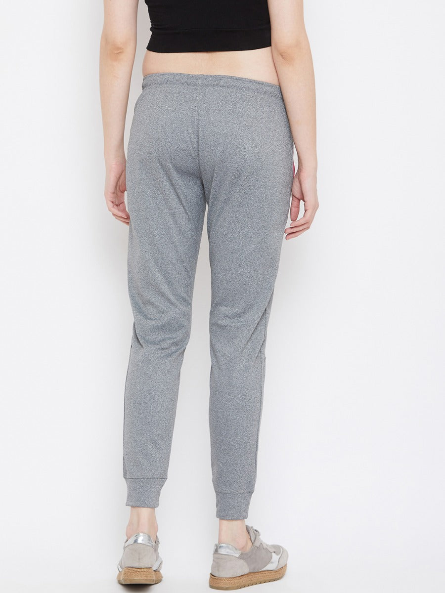 Livfree Women's Solid Lower With Zipper Pockets-Light Grey