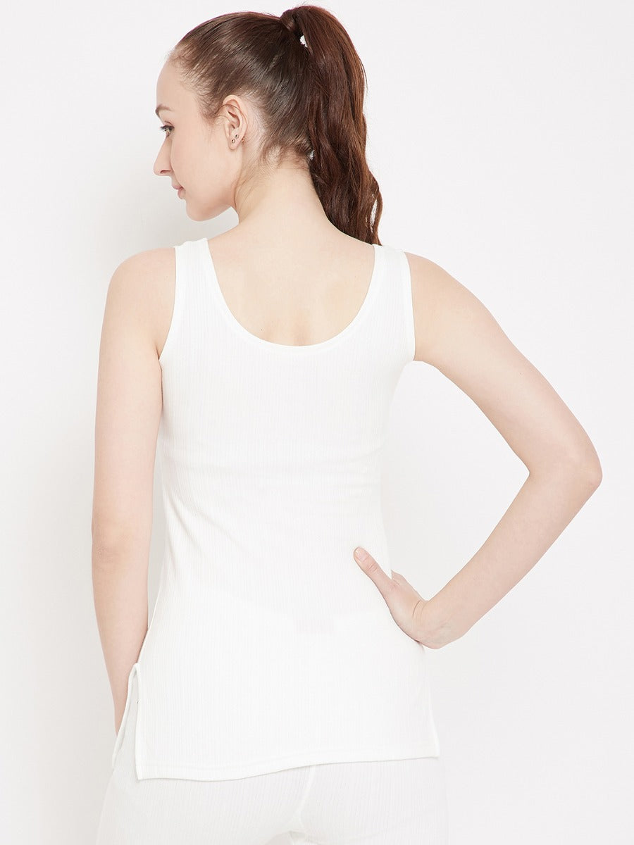 Neva Esancia Deep Scoop Neck Sleeveless Thermal Upper for Women