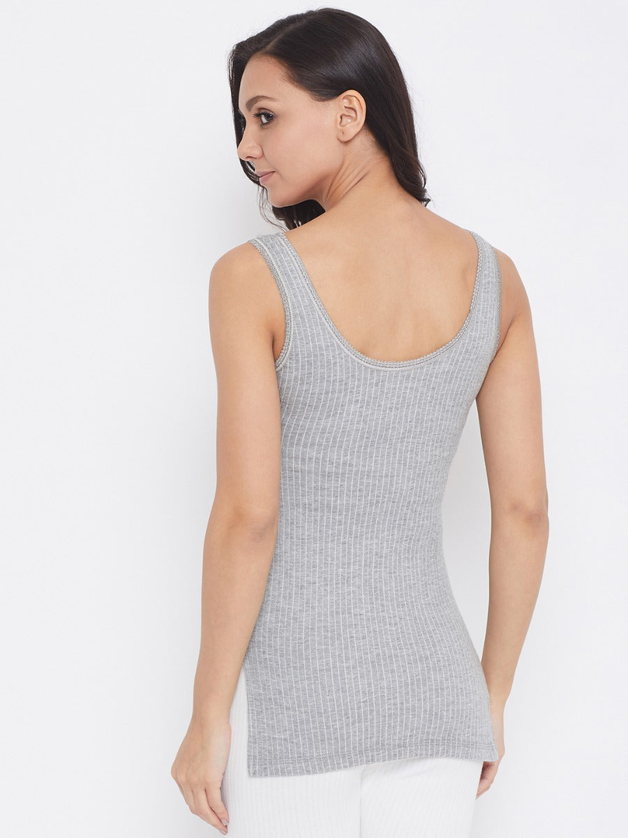 Neva Modal Deep Scoop Neck Sleeveless Thermal Upper for Women
