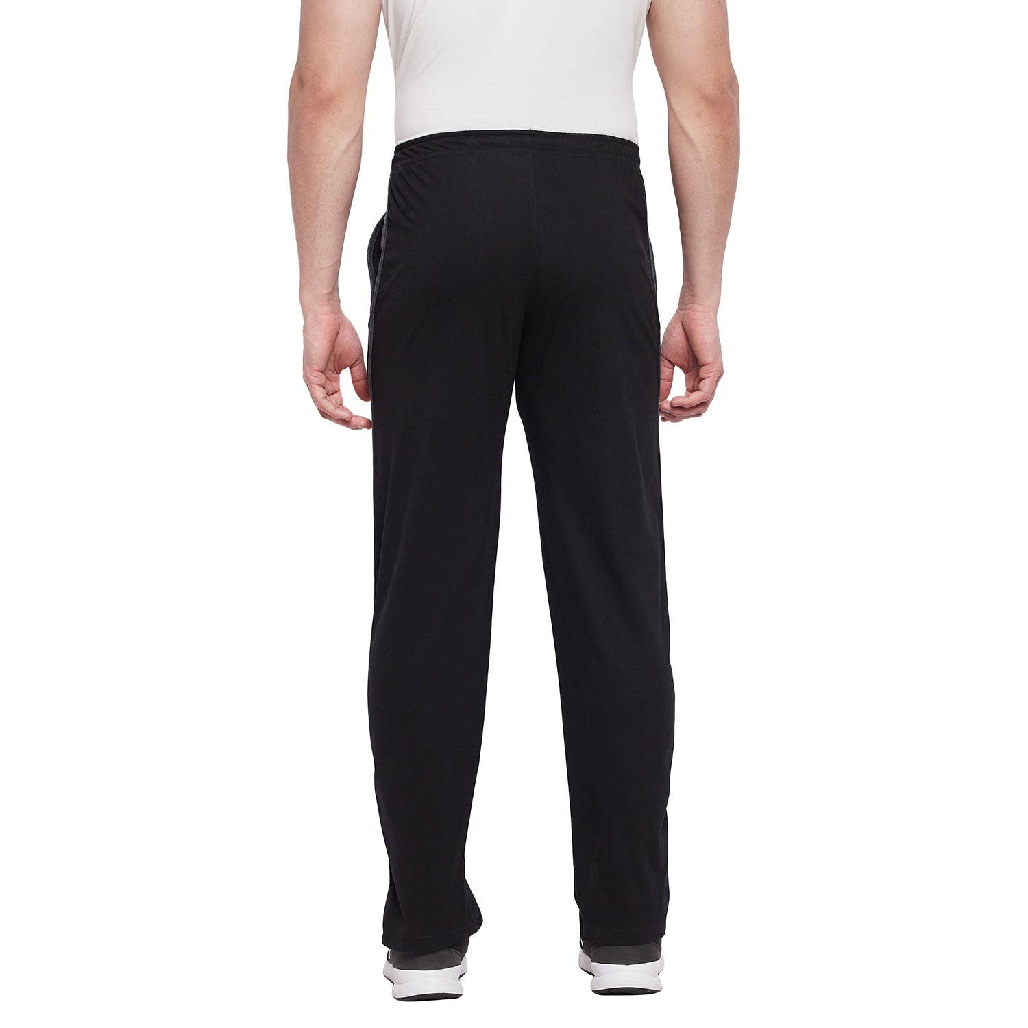 Neva Men Trackpants Elasticated waistband with Drawstring Regular Fit