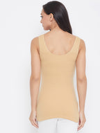 Neva Sleeveless Slip Thermal Top For Women - Skin (Velveti)