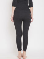 Neva Thermal Lower for Women - Anthra (Mod Quilt)