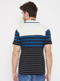 LIVFREE Polo Neck Half Sleeves T-Shirt For Men- Royal Blue