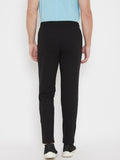 LivFree Plain Track Pants For Men- Black