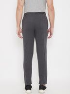 Plain Track Pants For Men- Anthra