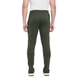 Neva Men Kc Sinker Fabric Trackpant with One Side Zip Pocket- Olive