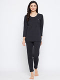 Neva Women Lower with Elasticated Waist- Anthra (Glaccia)