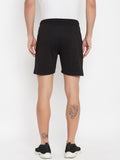 Neva Men's Solid Bermuda Shorts -Black