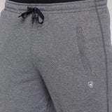 Neva Men's Track Pant in Solid Pattern Side pockets - Navy Milange