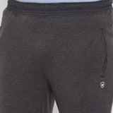 Neva Men's Track Pant in Solid Pattern Side pockets one side zipper - Anthra