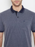 Neva Men Sports Polo T-Shirt with Pocket-Navy