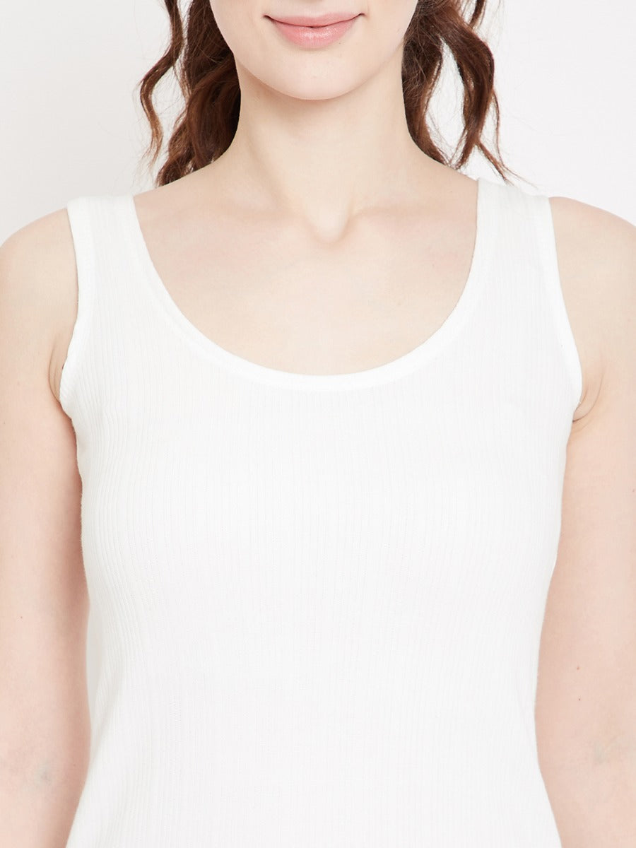 Neva Esancia Deep Scoop Neck Sleeveless Thermal Upper for Women