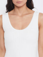 Neva Modal Deep Scoop Neck Sleeveless Thermal Upper for Women