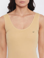 Neva Sleeveless Slip Thermal Top For Women - Skin (Velveti)