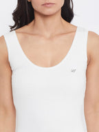 Neva Velveti Deep Scoop Neck Sleeveless Thermal Upper for Women