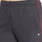 Neva Women's Capri in Elasticated Waistband with Side Pockets- Anthra
