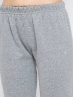 Neva Women Lower with Elasticated Waist- Milange Grey (Glaccia)