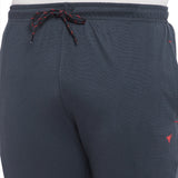 Neva Men Kc Sinker Fabric Trackpant with One Side Zip Pocket- Dark Grey