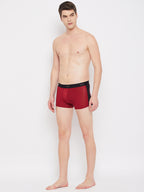 Neva Modal Solid Ultra Short Trunk Underwear for Men- Sea Green, Maroon, Silver Grey Collection (Pack of 3)