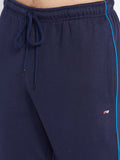 Livfree Men's Hoodie Color Blocked Tracksuit - Peacock/Navy