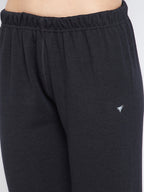 Neva Women Round Neck 3/4 Sleeve Thermal Upper & Bottom Set- Anthra (Glaccia)