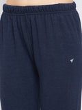Neva Women Lower with Elasticated Waist- Denim Milange (Glaccia)
