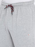 Livfree Men's Mock Collar Full Sleeves Milange Tracksuit -Milange Grey (Zipper)