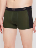 Neva Modal Solid Short Trunk Underwear for Men-  Sea Green, Olive, Blue Collection (Pack of 3)