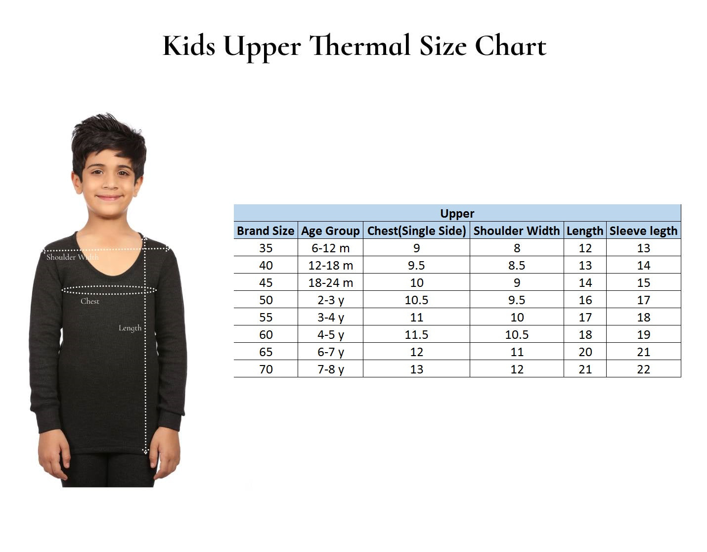 Neva Kids Unisex (Boys and Girls) 2 Uppers Combo Set Esancia Thermal- –  Neva Clothing India