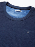 Neva Women Round Neck 3/4 Sleeve Thermal Upper & Bottom Set- Denim Milange (Glaccia)