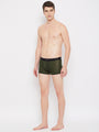 Neva Modal Solid Ultra Short Trunk/Underwear for Men-  Black, Olive, Steel Grey Collection (Pack of 3)
