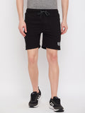 Livfree Men's Bermuda in Solid Pattern Both Side Zipper Pockets - Black