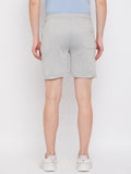 Livfree Men's Bermuda in Wave Pattern Both Side Zipper Pockets - Grey Mix