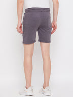 Livfree Men's Bermuda in Wave Pattern Both Side Zipper Pockets - Navy Mix