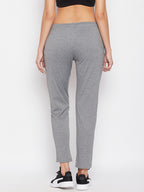 Livfree Women's Milange Trackpant - Milange grey